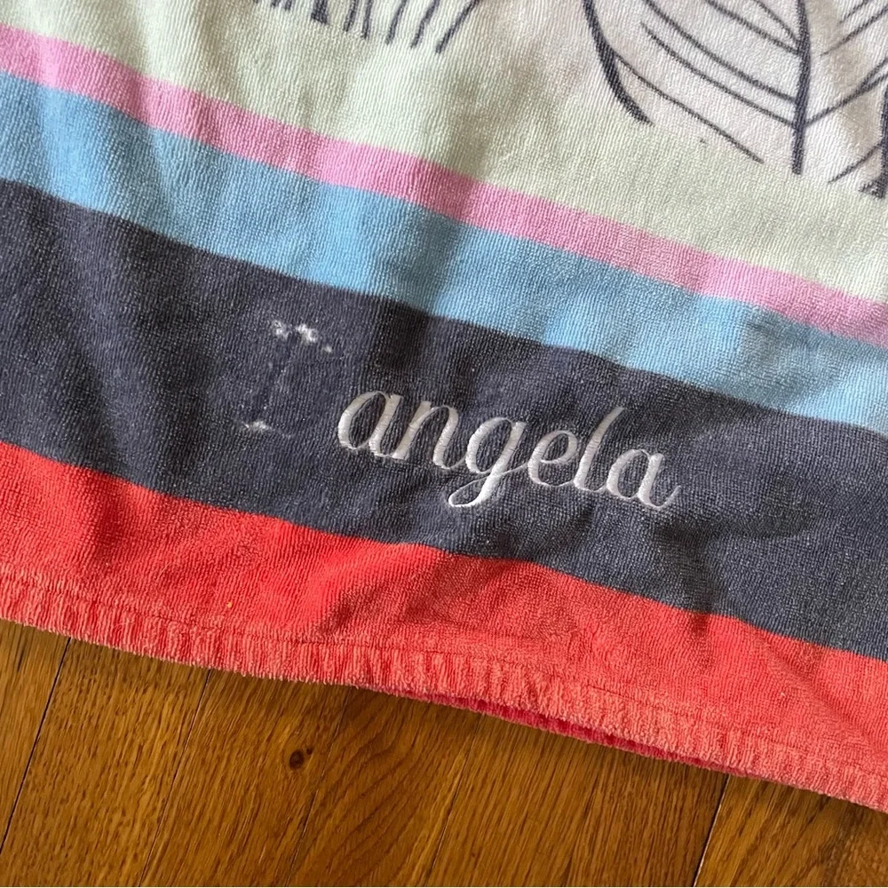 😎Lands’ End Adult Velour Beach Towel😎